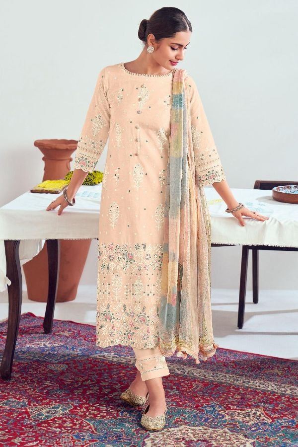 Jay Vijay Prints Chaap Cotton Printed Salwar Suit 9742