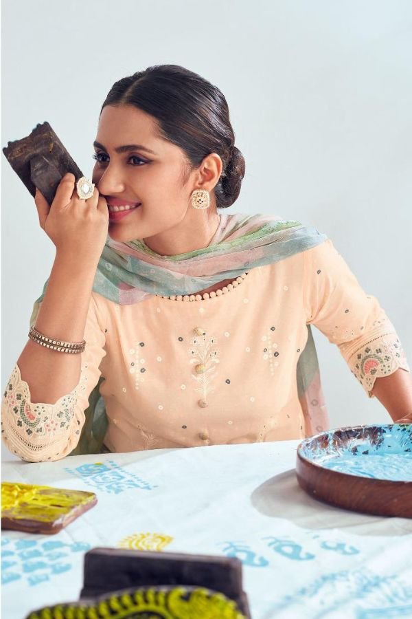 Jay Vijay Prints Chaap Cotton Printed Salwar Suit 9742