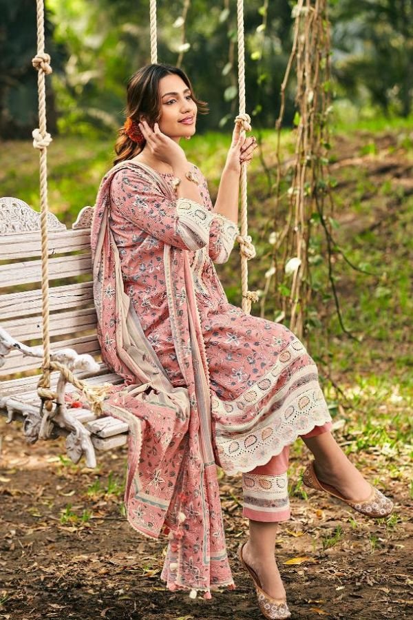 Jay Vijay Prints Chuski Cotton Unstitched Salwar Suit 9854