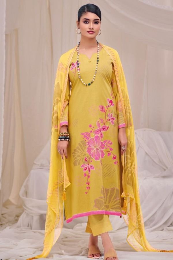 Kilory Trends Qirat Lawn Cotton Printed Salwar Suit 1392