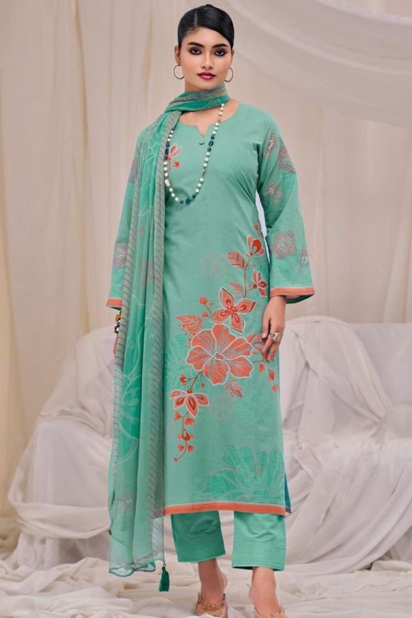 Kilory Trends Qirat Lawn Cotton Printed Salwar Suit 1393