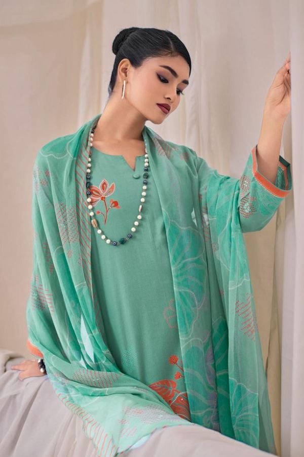 Kilory Trends Qirat Lawn Cotton Printed Salwar Suit 1393