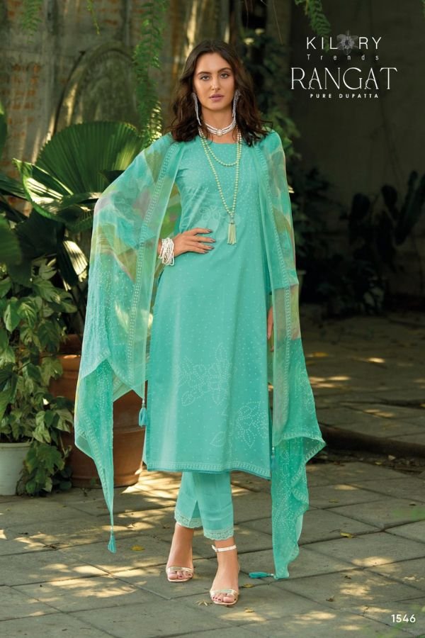 Kilory Trends Rangat Lawn Cotton Printed Salwar Suit 1546