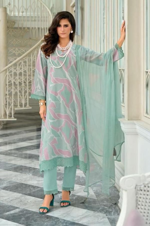 Kilory Trends Scarlet Lawn Cotton Printed Salwar Suit 1381