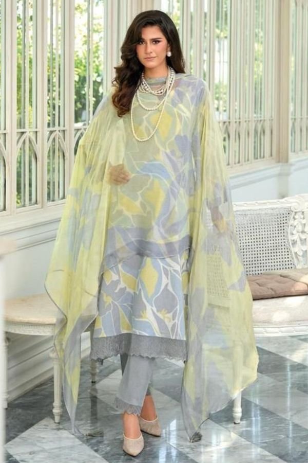 Kilory Trends Scarlet Lawn Cotton Printed Salwar Suit 1382