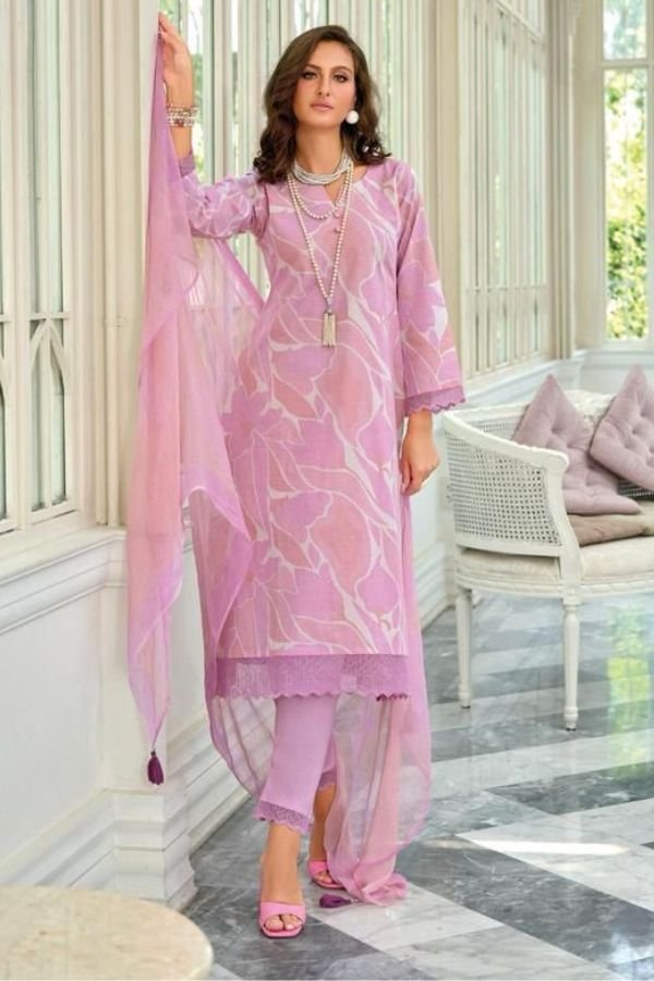Kilory Trends Scarlet Lawn Cotton Printed Salwar Suit 1383