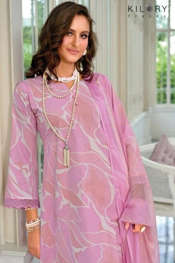 Kilory Trends Scarlet Lawn Cotton Printed Salwar Suit 1383