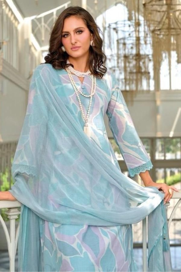 Kilory Trends Scarlet Lawn Cotton Printed Salwar Suit 1384