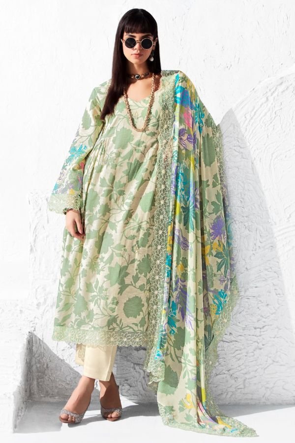 Kimora Fashion Heer Icon Linen Printed Salwar Suit 9601