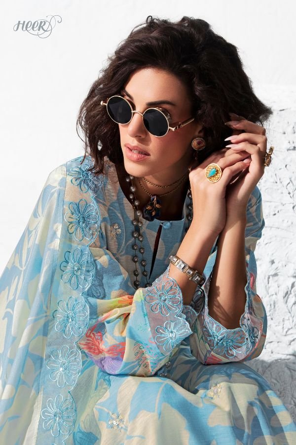 Kimora Fashion Heer Icon Linen Printed Salwar Suit 9606