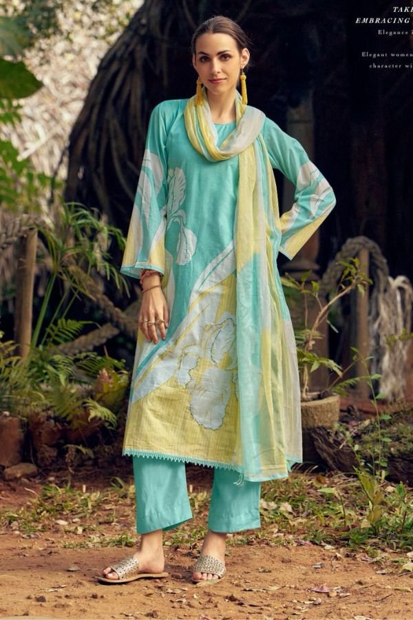 PRM Trendz Safina Cotton Unstitched Printed Salwar Suit 12056