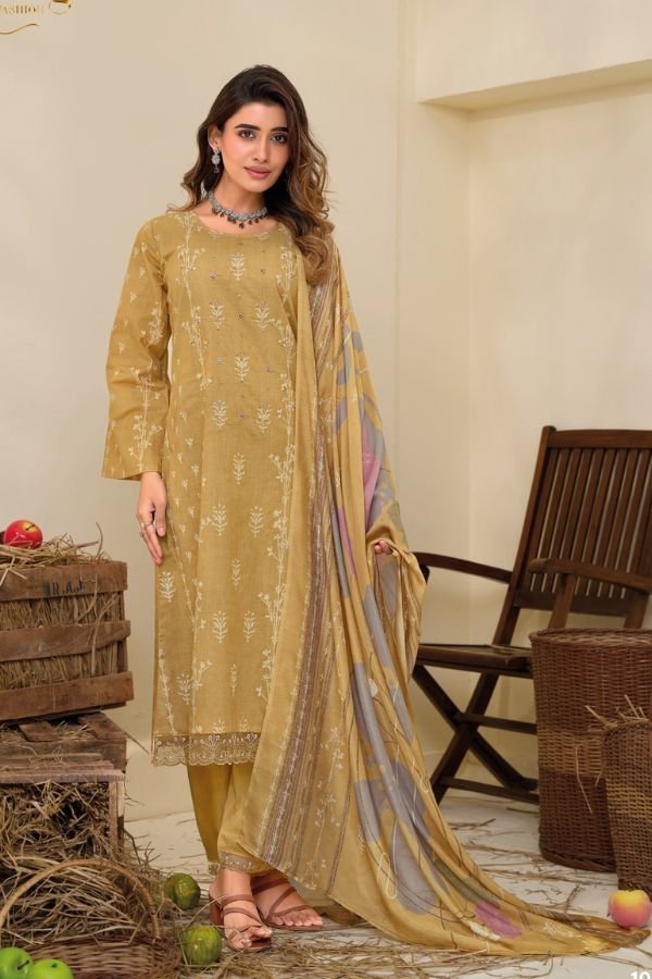Rang Fashion Mirha Lawn Cambric Printed Salwar Suit 1006