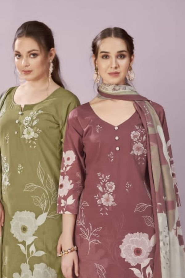 Rivaa Saaz Italian Lawn Printed Salwar Suit 4018-A