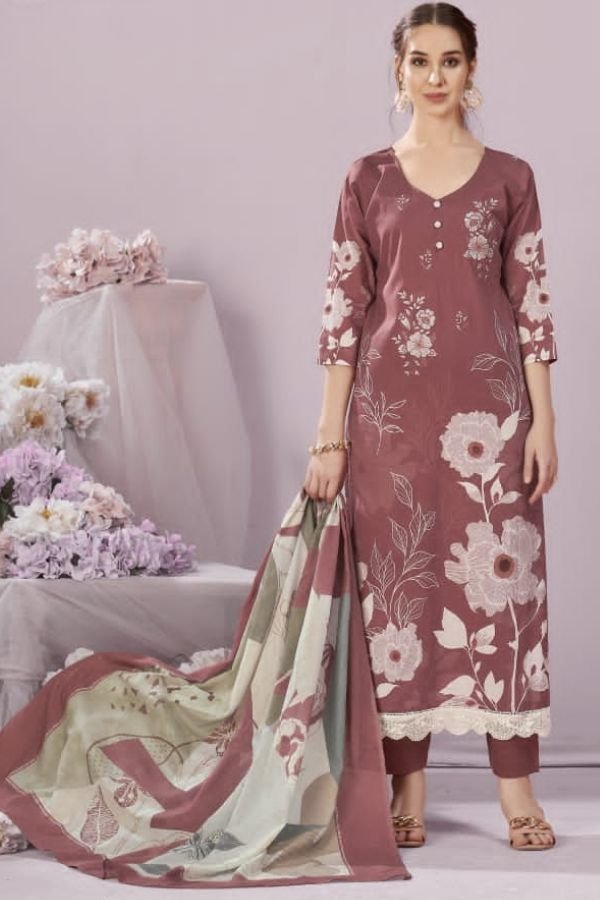 Rivaa Saaz Italian Lawn Printed Salwar Suit 4018-A