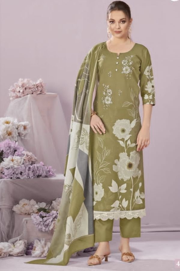Rivaa Saaz Italian Lawn Printed Salwar Suit 4018-B