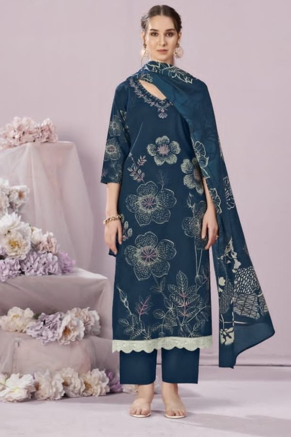 Rivaa Saaz Italian Lawn Printed Salwar Suit 4020-B