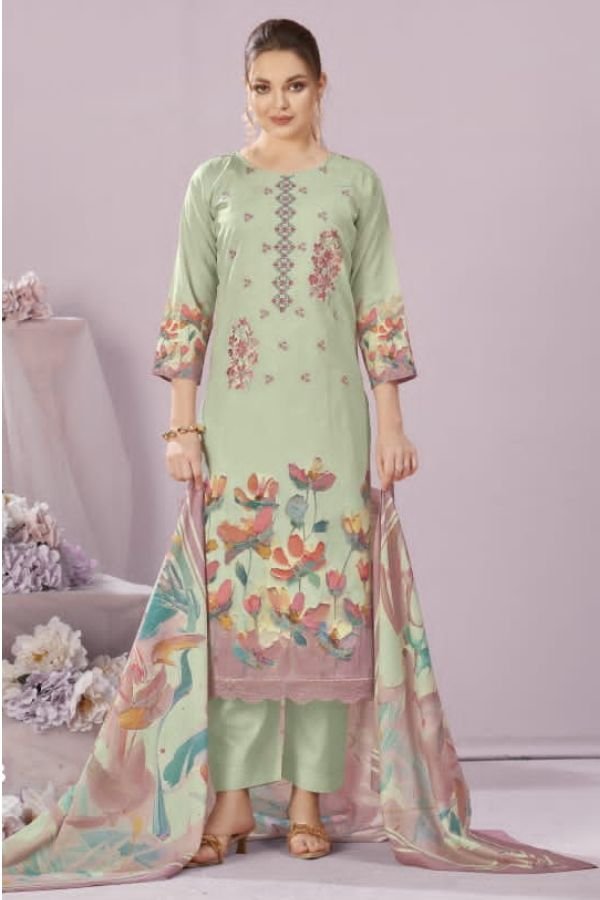 Rivaa Saaz Italian Lawn Printed Salwar Suit 4021-B
