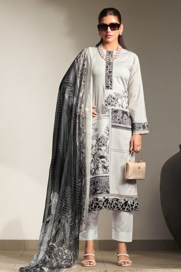 Rupali Fashion Summer Breeze Jaam Satin Printed Salwar Suit 2601