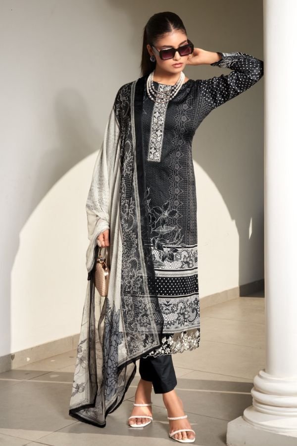 Rupali Fashion Summer Breeze Jaam Satin Printed Salwar Suit 2604