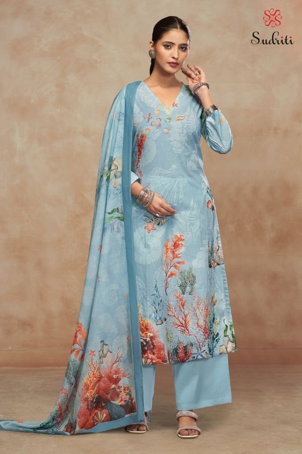 Sahiba Sudriti Amanat Cotton Printed Salwar Suit 148