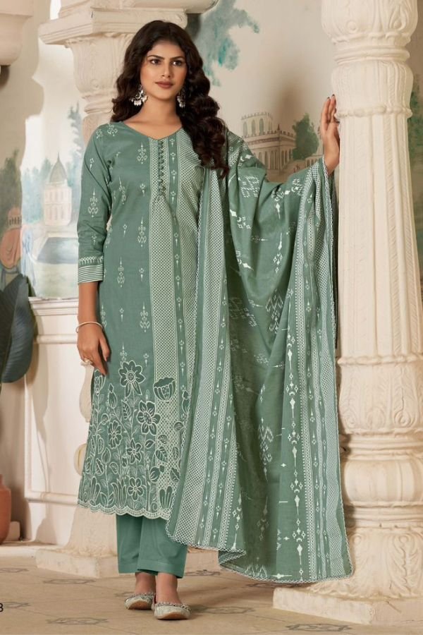 Sargam Prints Sur Vol 1 Cotton Unstitched Salwar Suit 2518 B