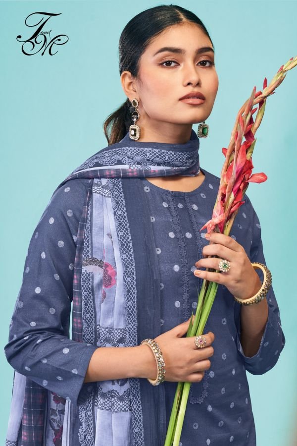 T&M Amrit Cotton Lawn Printed Salwar Suits 348