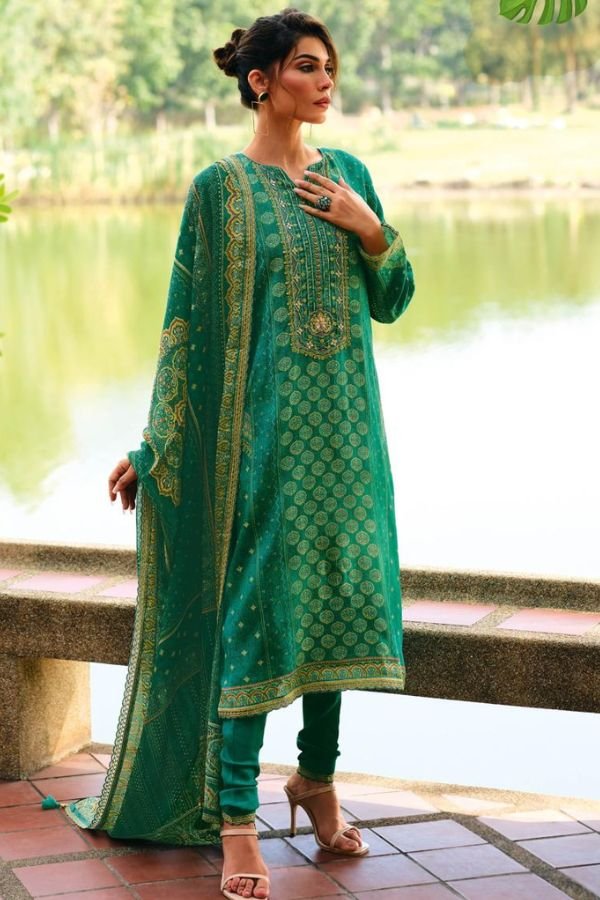 Varsha Fashion Ajrakh Vol 02 Muslin Salwar Suit AK-03