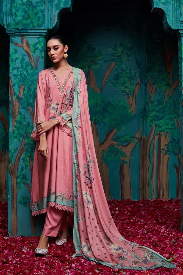 Varsha Fashions Anya Cotton Linen Printed Salwar Suit AY-01