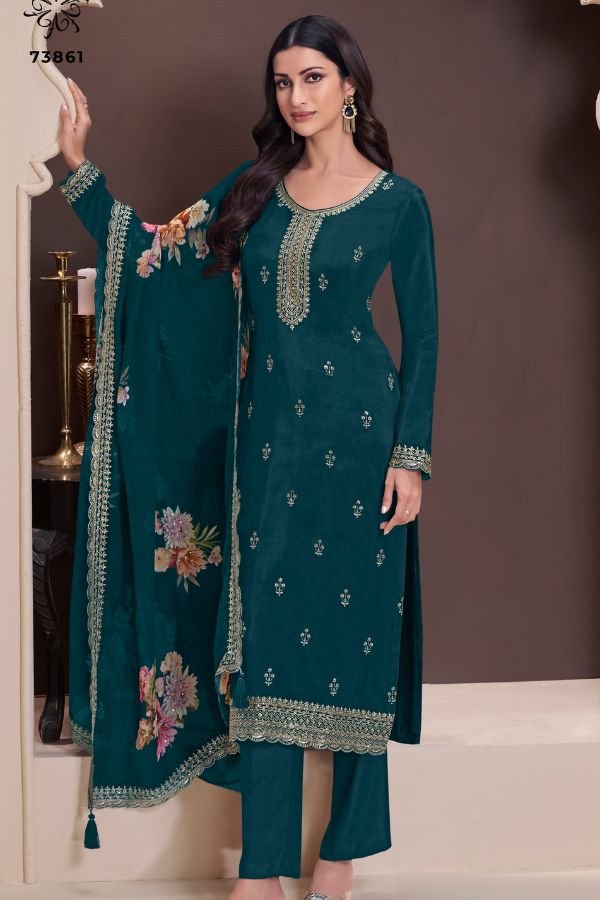 Vinay Fashion Kuleesh Shivangi 2 Silk Salwar Suit 73861