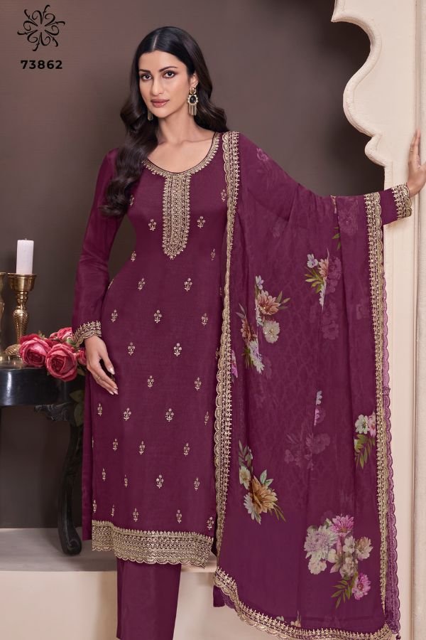 Vinay Fashion Kuleesh Shivangi 2 Silk Salwar Suit 73862