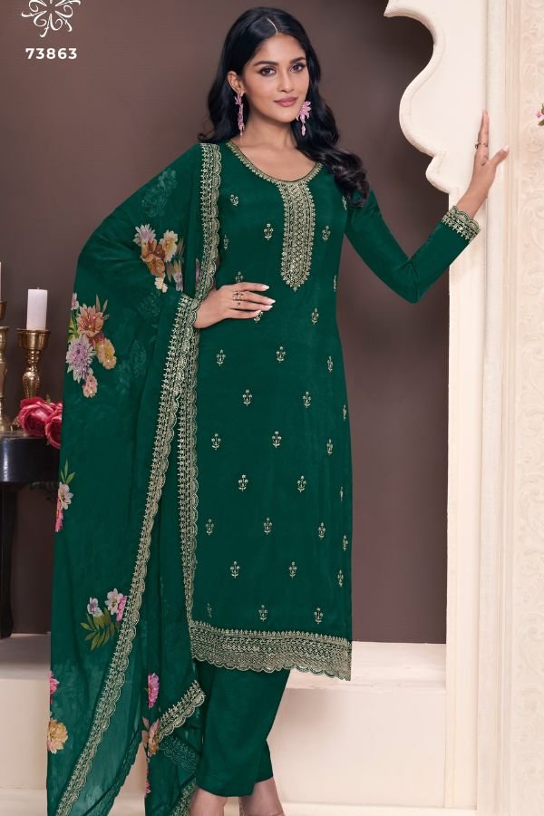 Vinay Fashion Kuleesh Shivangi 2 Silk Salwar Suit 73863