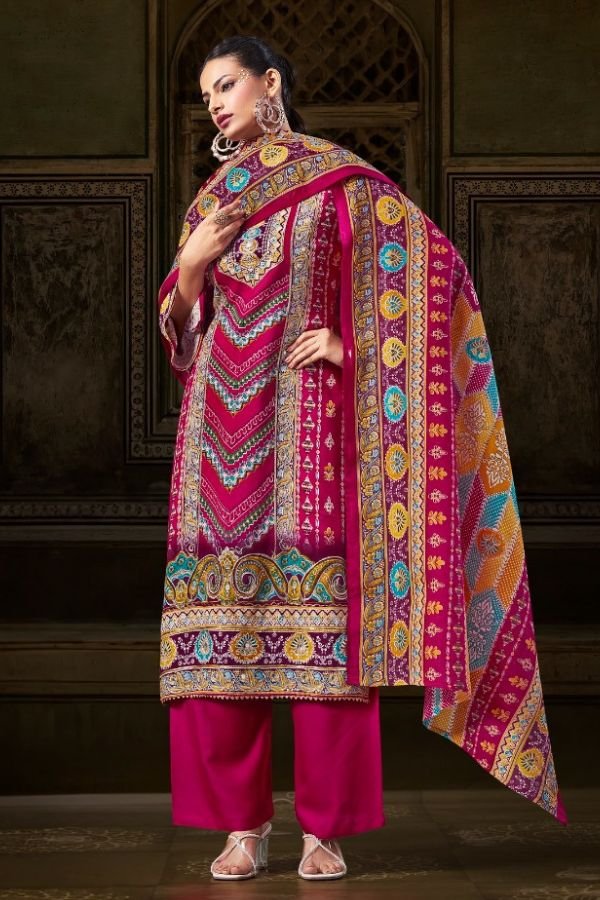 Belliza Designer Studio Musafir Rayon Suit 1042-003