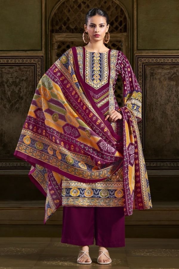 Belliza Designer Studio Musafir Rayon Suit 1042-005