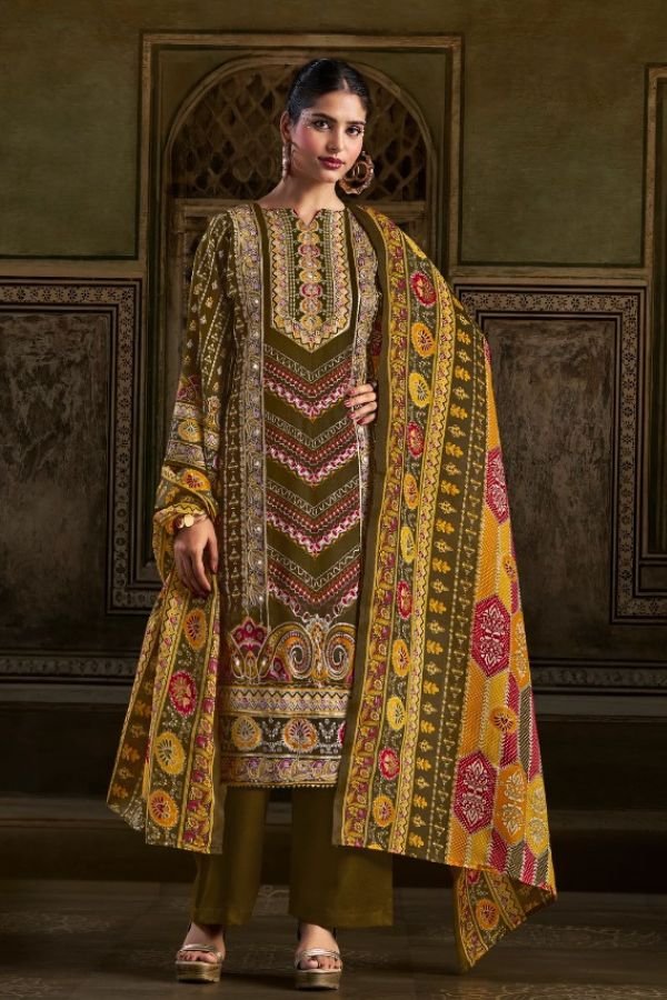 Belliza Designer Studio Musafir Rayon Suit 1042-006