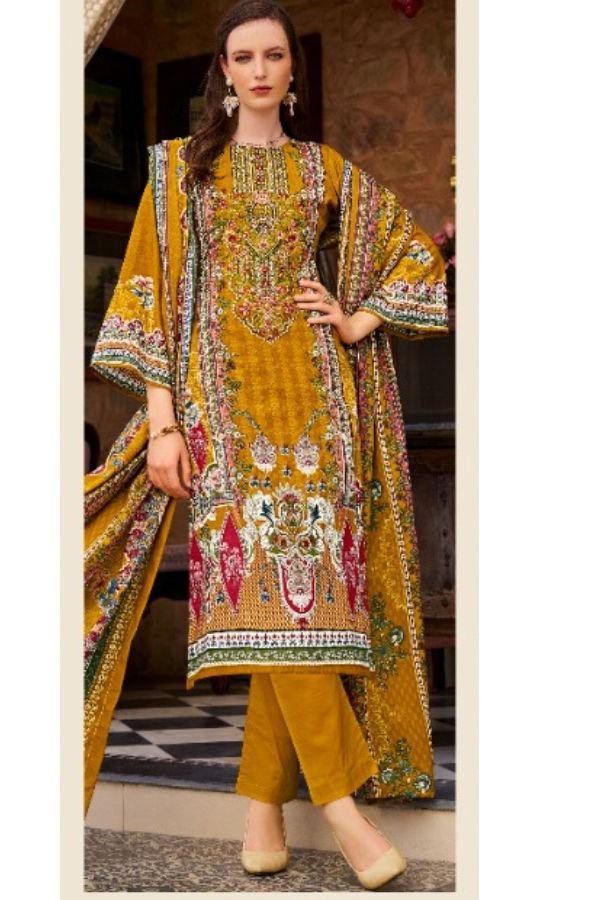 Belliza Designer Studio Naira 93 Cotton Printed Suit 1036-006
