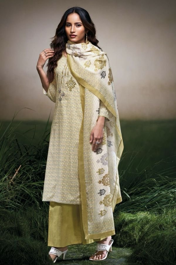Ganga Fashion Azaria S3478 Cotton Embroidered Salwar Suit S3478-A