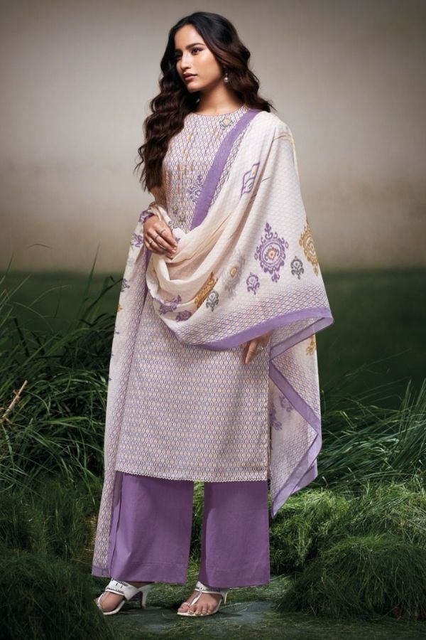 Ganga Fashion Azaria S3478 Cotton Embroidered Salwar Suit S3478-B