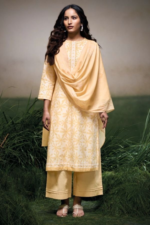 Ganga Fashion Bakita S3486 Cotton Embroidered Salwar Suit S3486-D
