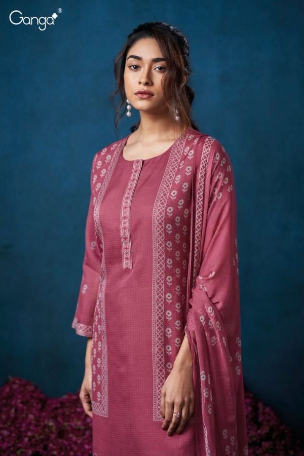 Ganga Fashion Brydan S3465 Cotton Embroidered Salwar Suit S3465-C