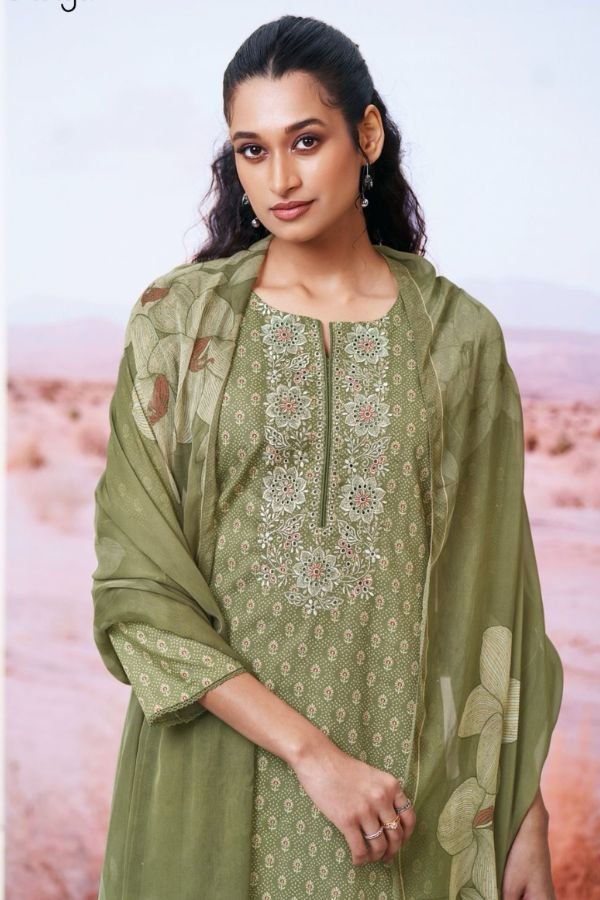 Ganga Fashion Candice S3432 Cotton Embroidered Salwar Suit S3432-D