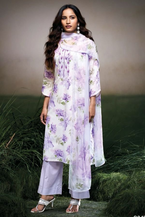 Ganga Fashion Dakota S3498 Cotton Embroidered Salwar Suit S3498-C