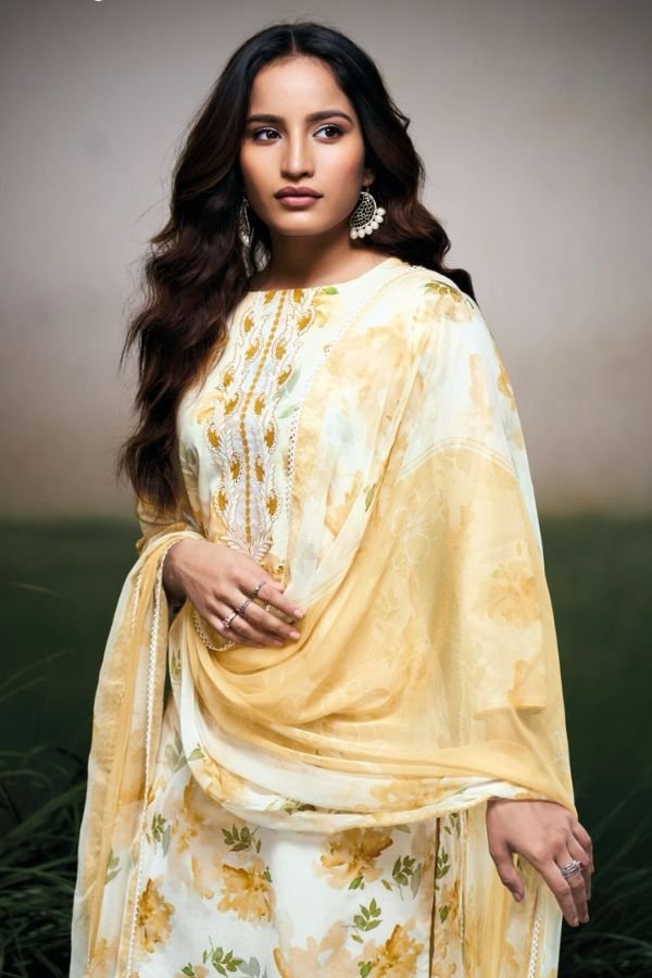 Ganga Fashion Dakota S3498 Cotton Embroidered Salwar Suit S3498-D