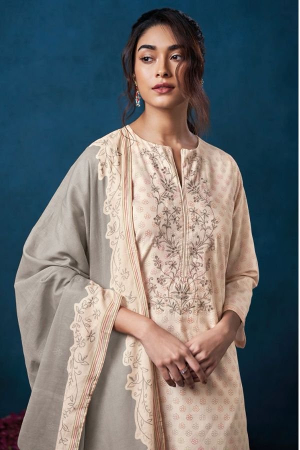 Ganga Fashion Falyn S3507 Cotton Embroidered Salwar Suit S3507-B