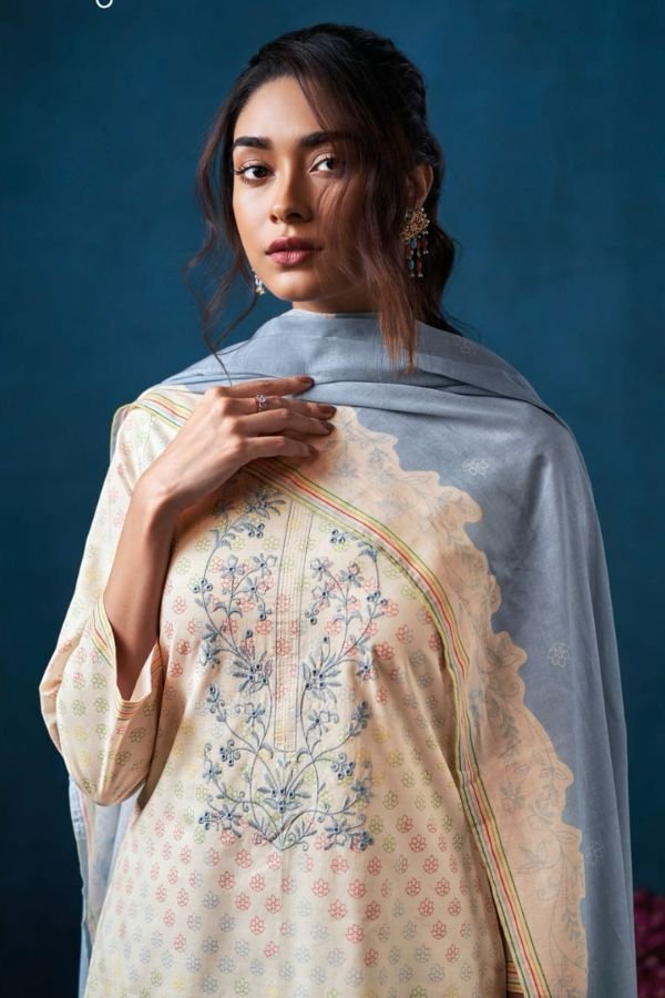 Ganga Fashion Falyn S3507 Cotton Embroidered Salwar Suit S3507-C