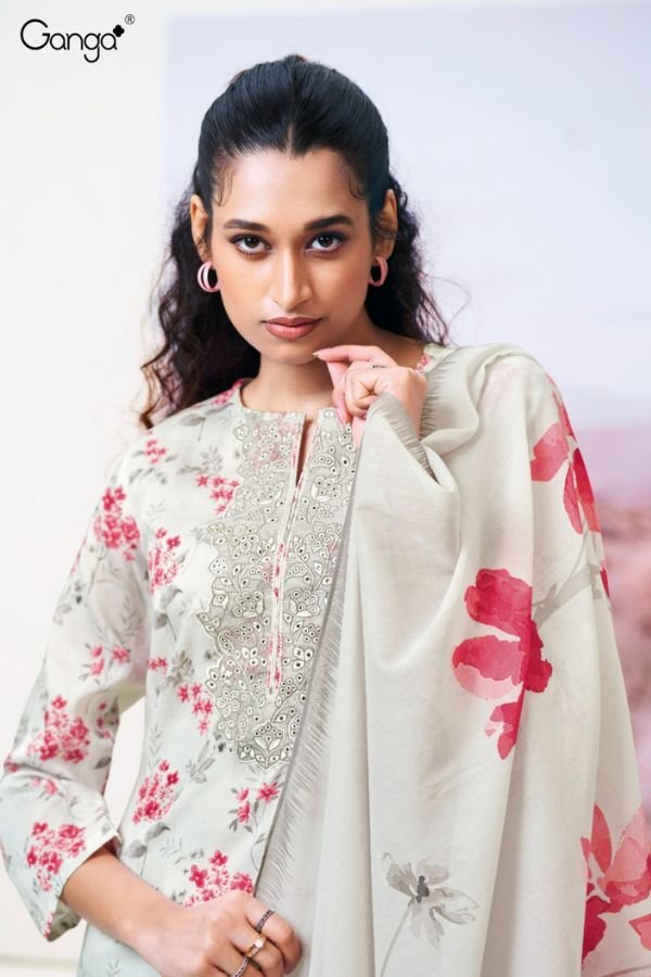 Ganga Fashion Fazeela S3491 Cotton Ladies Salwar Suit S3491-B