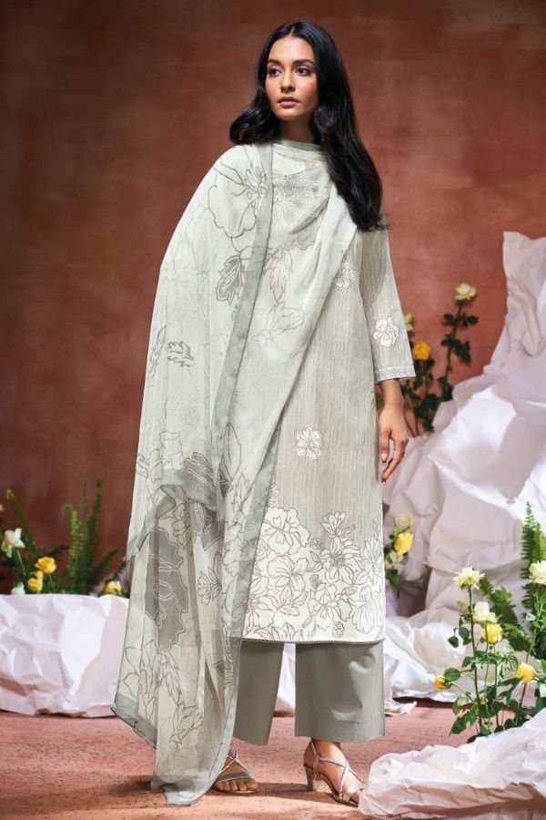 Ganga Fashion Genesis S3510 Cotton Embroidered Salwar Suit S3510-D
