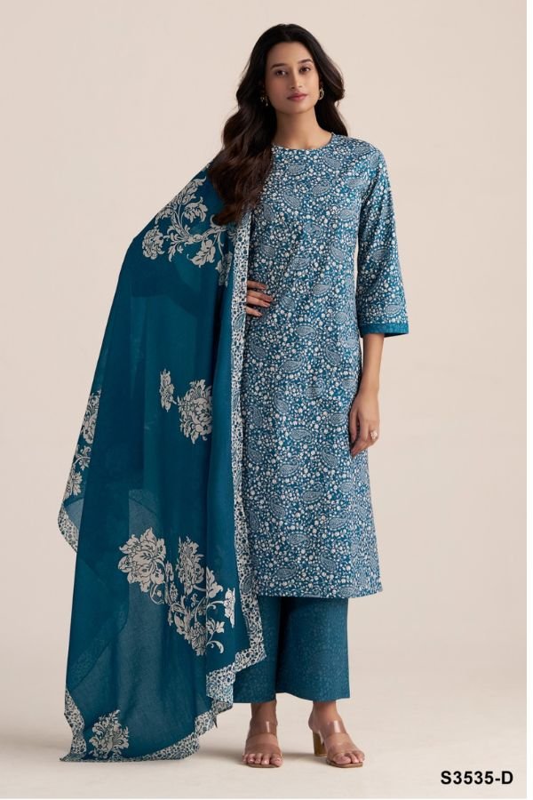 Ganga Fashion Harper S3535 Cotton Printed Salwar Suit S3535-D