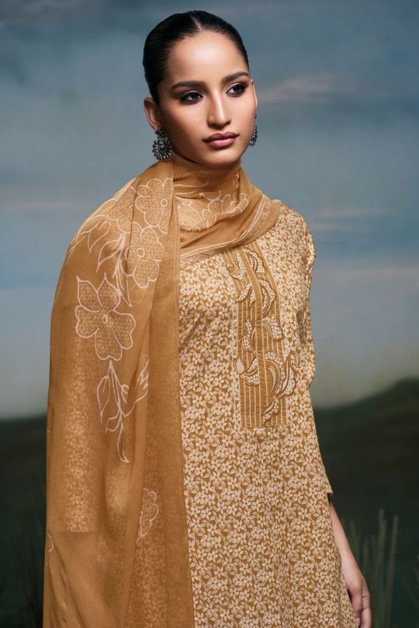 Ganga Fashion Jackie S3437 Cotton Embroidered Salwar Suit S3437-A