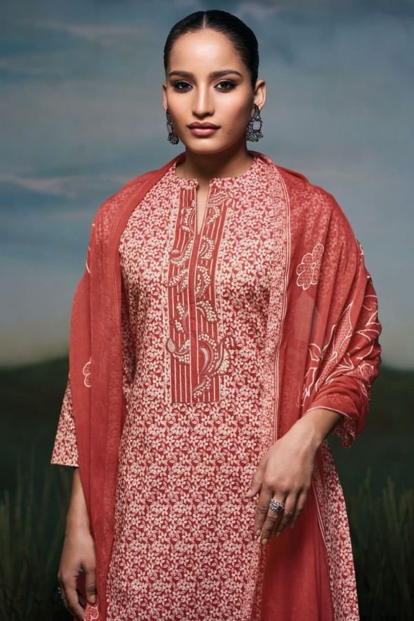 Ganga Fashion Jackie S3437 Cotton Embroidered Salwar Suit S3437-B