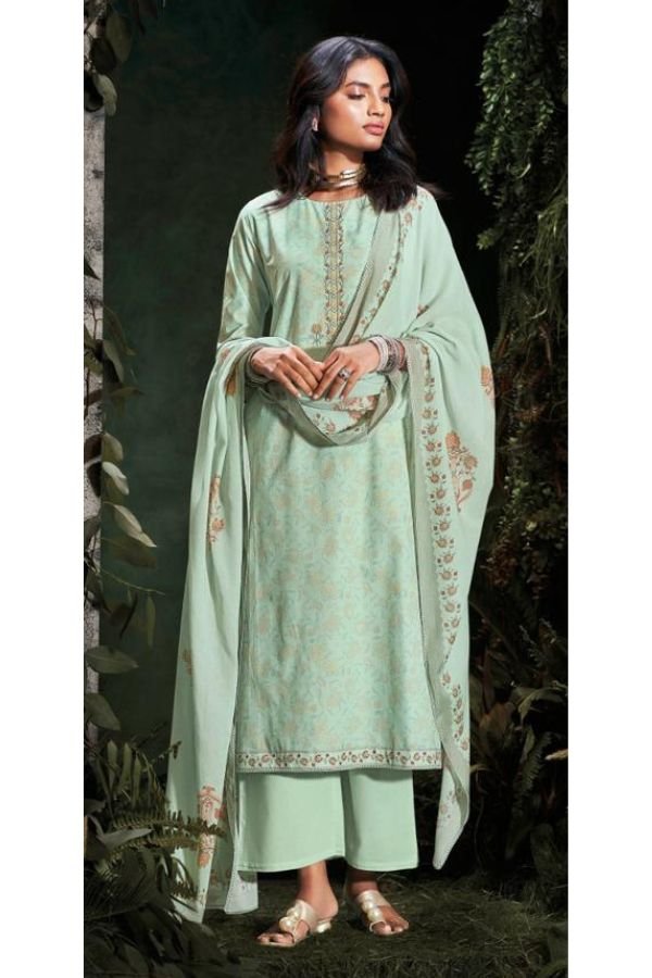 Ganga Fashion Nisrine Cotton Embroidered Salwar Suit C2263